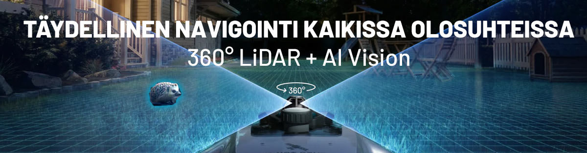Mammotion Yuka 2 navigointi