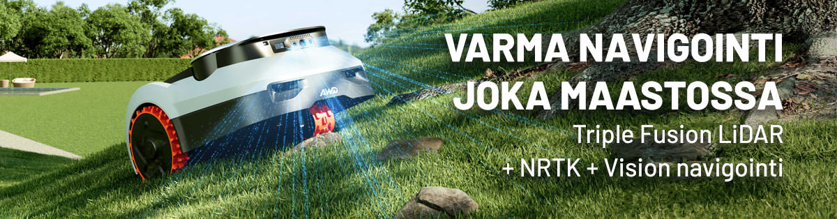 Navimow i2 lidar pro navigointi